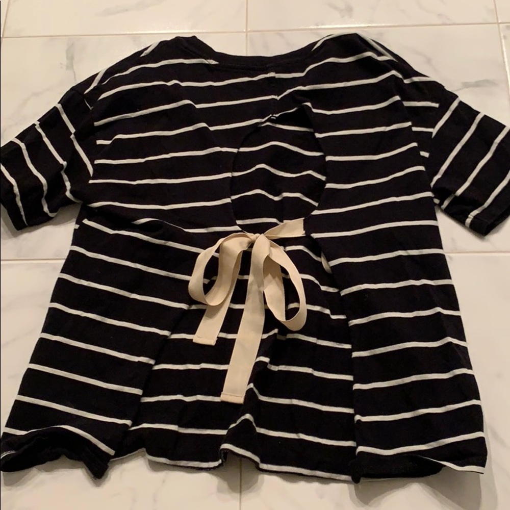 Topshop T-shirt with tie detailing